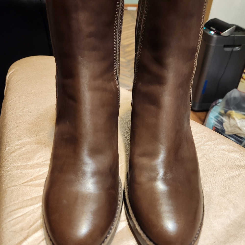 UGG Camden Chelsea brown leather boots 1018938 - Picture 3 of 5
